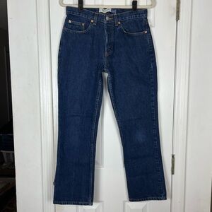 Vintage Gap Y2K Bootcut Button Fly Jeans Sz 8 Ankle